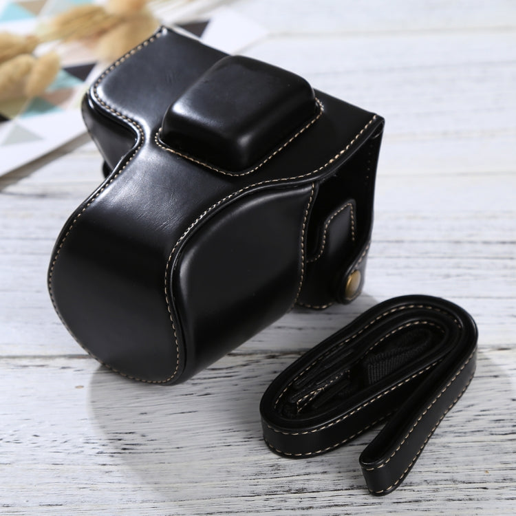 Full Body Camera PU Leather Case Bag with Strap for Olympus EPL7 / EPL8 (Black) by bashfashion