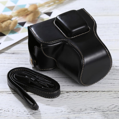 Full Body Camera PU Leather Case Bag with Strap for Olympus EPL7 / EPL8 (Black) by bashfashion