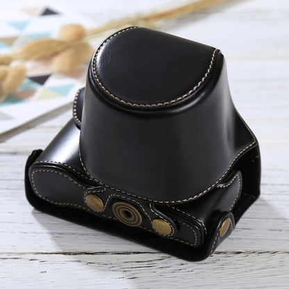 Full Body Camera PU Leather Case Bag with Strap for Olympus EPL7 / EPL8 (Black) by bashfashion