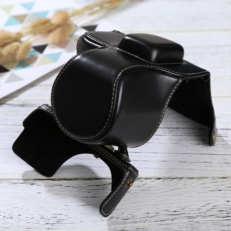 Full Body Camera PU Leather Case Bag with Strap for Olympus EPL7 / EPL8 (Black) by bashfashion