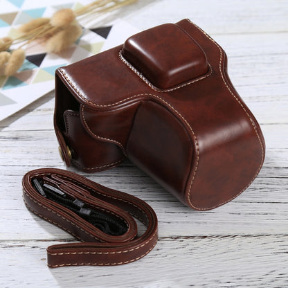 Full Body Camera PU Leather Case Bag with Strap for Olympus EPL7 / EPL8 (Coffee) by bashfashion