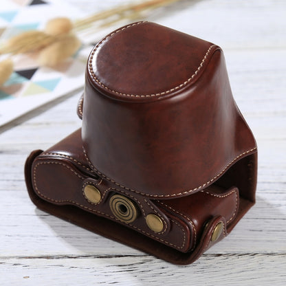 Full Body Camera PU Leather Case Bag with Strap for Olympus EPL7 / EPL8 (Coffee) by bashfashion