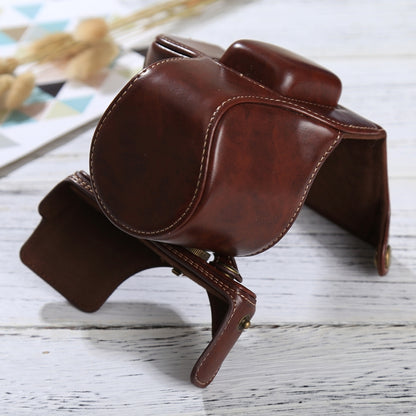 Full Body Camera PU Leather Case Bag with Strap for Olympus EPL7 / EPL8 (Coffee) by bashfashion