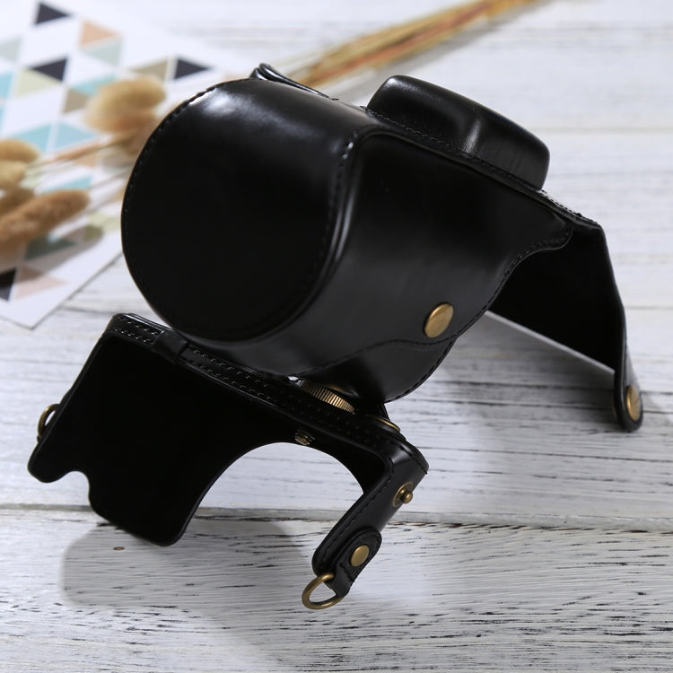 Full Body Camera PU Leather Case Bag with Strap for Samsung NX300(Black) by bashfashion