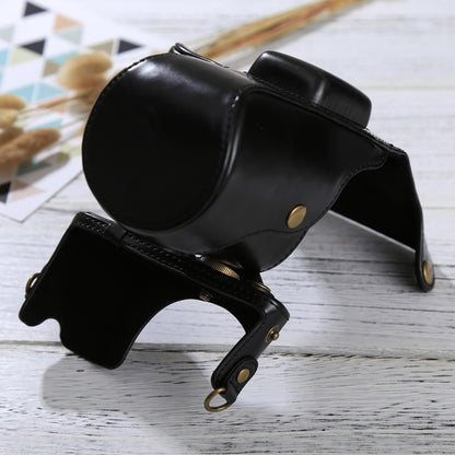 Full Body Camera PU Leather Case Bag with Strap for Samsung NX300(Black) by bashfashion