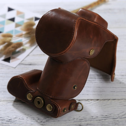 Full Body Camera PU Leather Case Bag with Strap for Samsung NX300(Coffee) by bashfashion