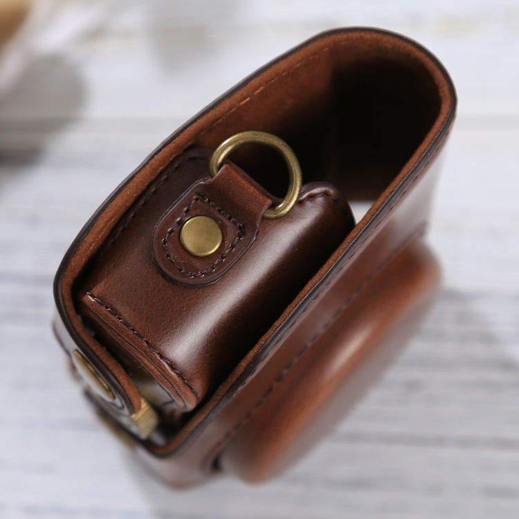 Full Body Camera PU Leather Case Bag with Strap for Canon PowerShot SX730 HS / SX720 HS (Coffee) by bashfashion