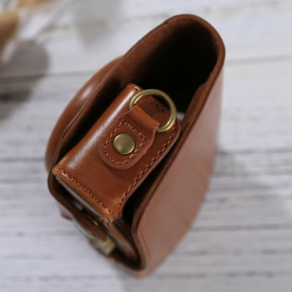 Full Body Camera PU Leather Case Bag with Strap for Canon PowerShot SX730 HS / SX720 HS (Brown) by bashfashion