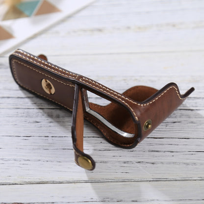 1/4 inch Thread PU Leather Camera Half Case Base for Sony ILCE-5100 / A5100(Coffee) by bashfashion