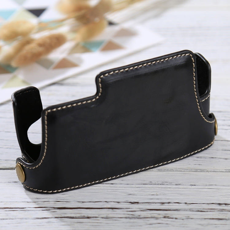 1/4 inch Thread PU Leather Camera Half Case Base for FUJIFILM X-E3(Black) by bashfashion