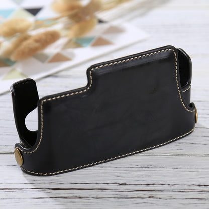 1/4 inch Thread PU Leather Camera Half Case Base for FUJIFILM X-E3(Black) by bashfashion