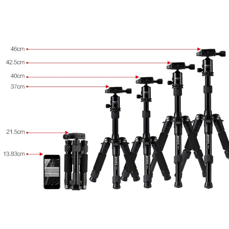 TRIOPO T226 Adjustable Portable Aluminum Alloy Tripod with D-0 Ball Head for SLR Camera by TRIOPO