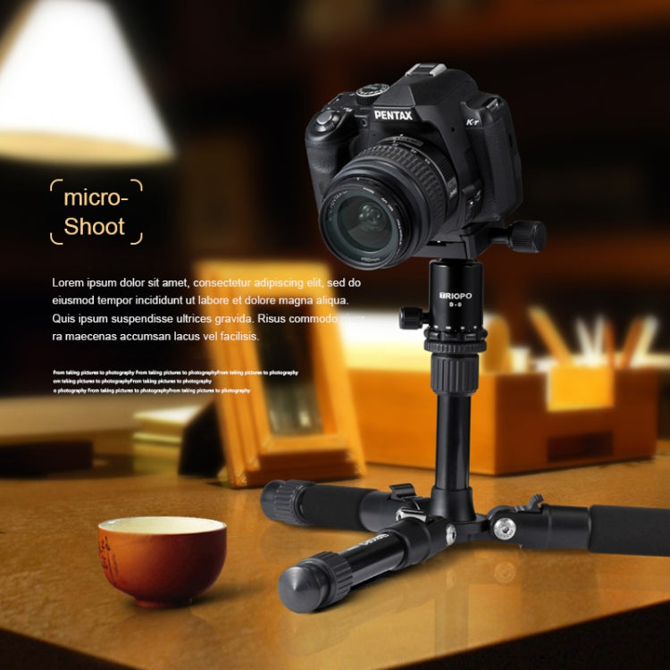 TRIOPO T226 Adjustable Portable Aluminum Alloy Tripod with D-0 Ball Head for SLR Camera by TRIOPO
