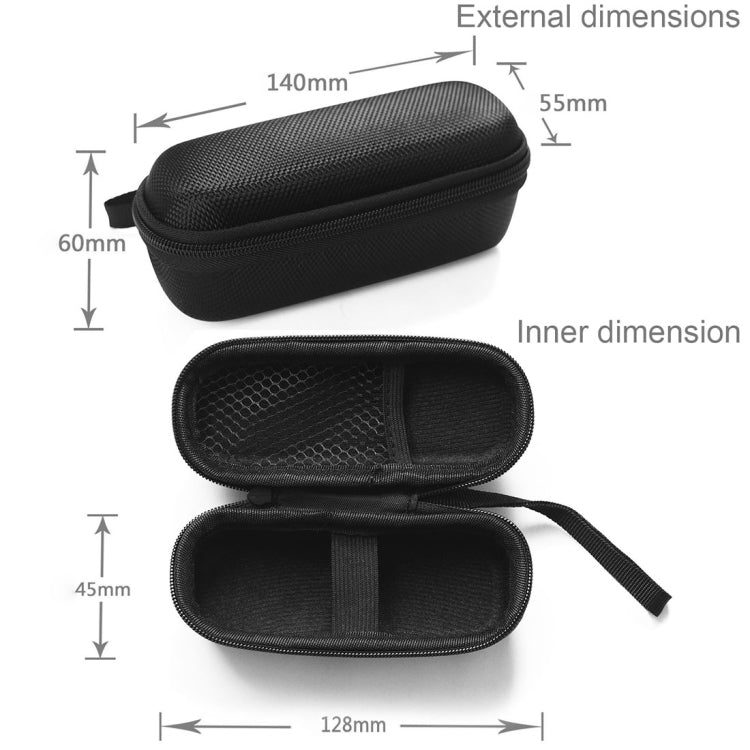 2 PCS Smart VR360 Sport Camera Protection Bag for Insta360 Nano S, Size: 14cm x 6cm x 5.5cm(Black) by bashfashion