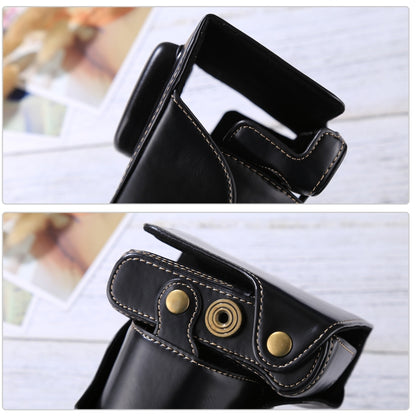 Full Body Camera PU Leather Case Bag with Strap for FUJIFILM XT10 / XT20 (16-50mm / 18-55mm Lens)(Black) by bashfashion