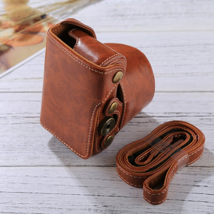 Full Body Camera PU Leather Case Bag with Strap for Sony A5100 / A5000 / NEX-3N (16-50mm / 40.5mm Lens)(Brown) by bashfashion