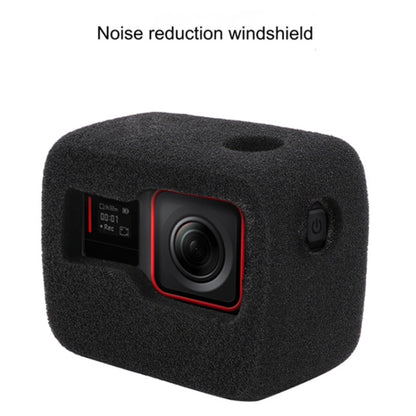 For Insta360 Ace Pro Sponge Foam Windshield Housing Case (Black) by bashfashion