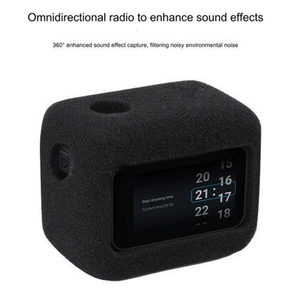 For Insta360 Ace Pro Sponge Foam Windshield Housing Case (Black) by bashfashion