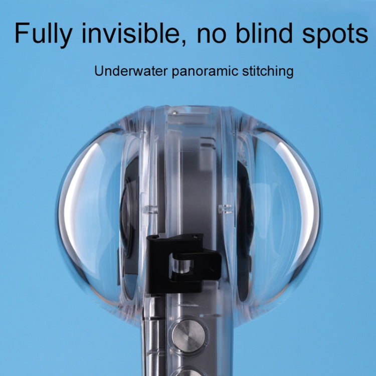 For Insta360 X3 Camera 50m Waterproof Sealed Diving Case (Transparent) by bashfashion