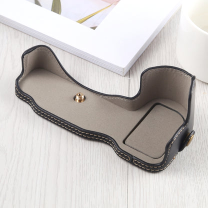1/4 inch Thread PU Leather Camera Half Case Base for Nikon Z6 / Z7 (Black) by bashfashion