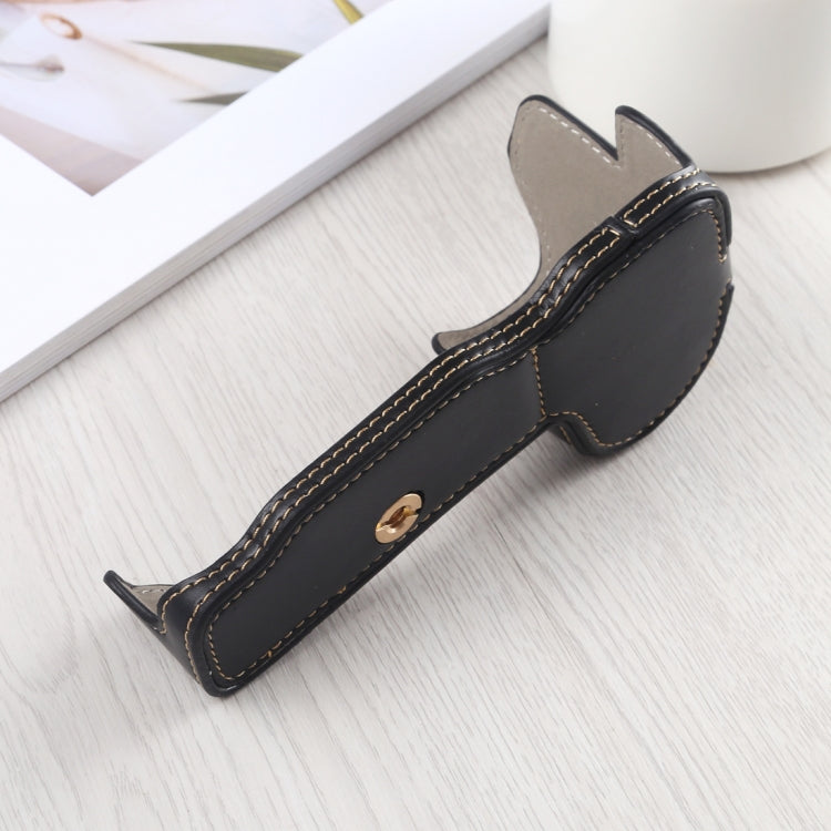 1/4 inch Thread PU Leather Camera Half Case Base for Nikon Z6 / Z7 (Black) by bashfashion