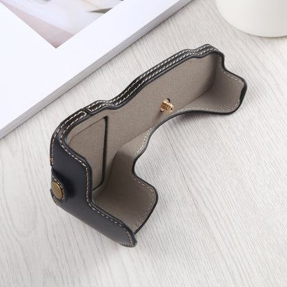 1/4 inch Thread PU Leather Camera Half Case Base for Nikon Z6 / Z7 (Black) by bashfashion