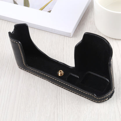 1/4 inch Thread PU Leather Camera Half Case Base for Leica TL (Typ 701) (Black) by bashfashion