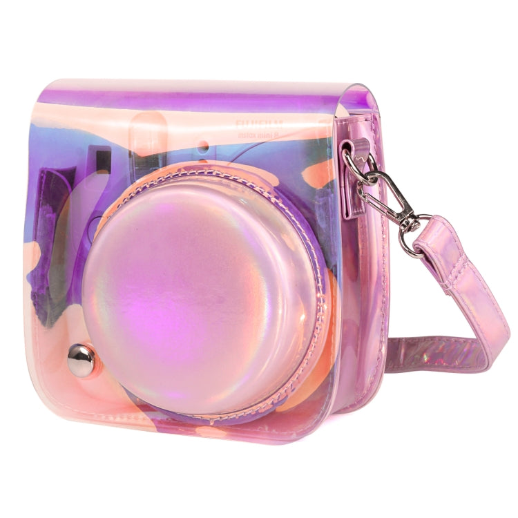 Transparent Symphony PVC Camera Bag with Shoulder Strap for Fujifilm Instax mini 11 by bashfashion