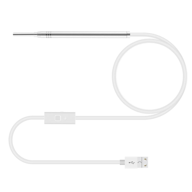 1MP HD Visual Ear Nose Tooth Endoscope Borescope with 6 LEDs, Lens Diameter: 3.9mm(Silver) by bashfashion