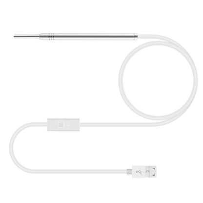 1MP HD Visual Ear Nose Tooth Endoscope Borescope with 6 LEDs, Lens Diameter: 3.9mm(Silver) by bashfashion
