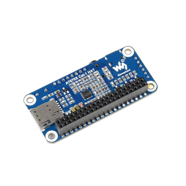 Waveshare Multi Band 2G GSM / GPRS LBS A7670E LTE Cat-1 HAT for Raspberry Pi, for Europe, Southeast Asia, West Asia, Africa, China, South Kor by WAVESHARE
