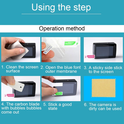 Ultra Clear LCD Screen Protector + Housing Glass Lens Protector Film for Xiaomi Xiaoyi II 4K Camera by bashfashion