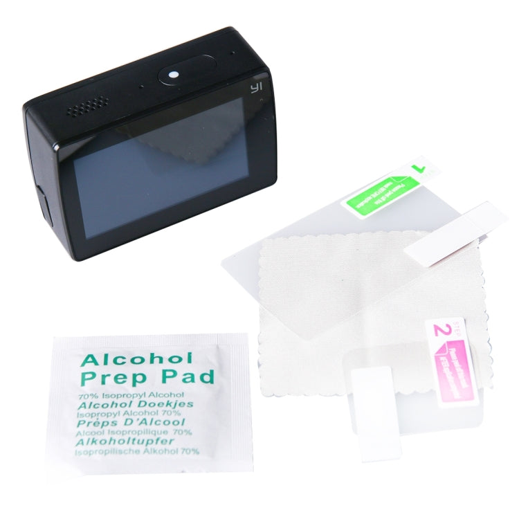 Ultra Clear LCD Screen Protector + Housing Glass Lens Protector Film for Xiaomi Xiaoyi II 4K Camera by bashfashion