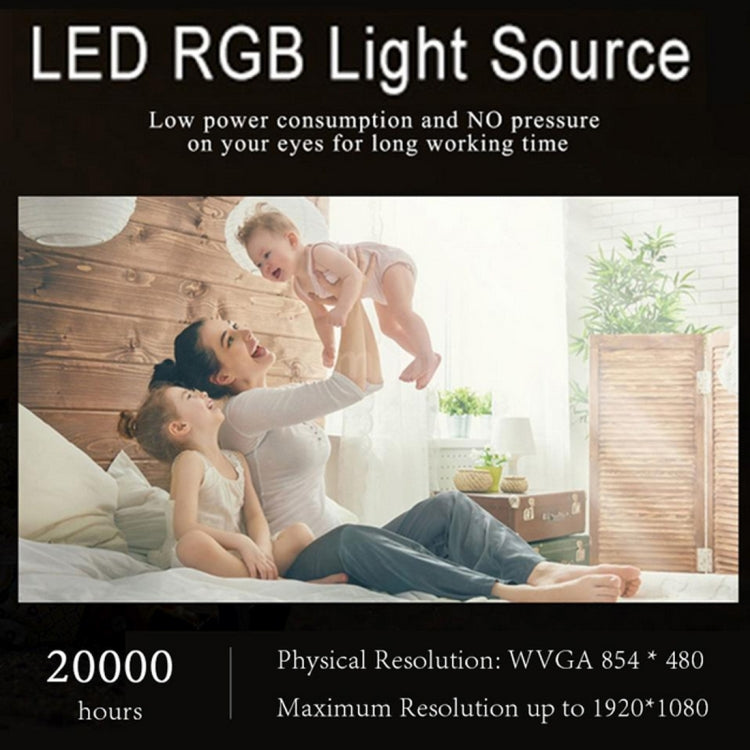 Wejoy DL-S6+ 1000 Lumens 854x480 Smart Mini Projector, RK3128 CPU, 1GB+32GB, Android 4.4, Bluetooth, WiFi, HDMI(Rose Gold) by WEJOY