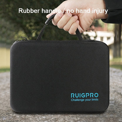 RUIGPRO Shockproof Waterproof Portable Case Box for DJI Osmo Action, Size: 17.3cm x 12.3cm x 6.5cm(Black) by RUIGPRO