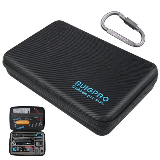 RUIGPRO Shockproof Waterproof Portable Case Box for DJI Osmo Action, Size: 33.5cm x 22.7cm x 6.3cm(Black) by RUIGPRO