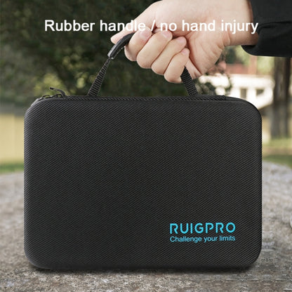 RUIGPRO Shockproof Waterproof Portable Case Box for DJI Osmo Action, Size: 33.5cm x 22.7cm x 6.3cm(Black) by RUIGPRO