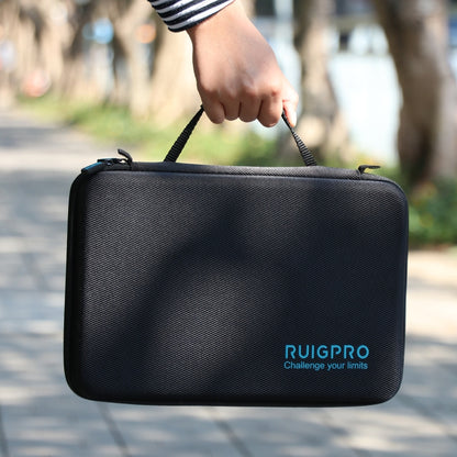 RUIGPRO Oxford Waterproof Storage Box Case Bag for DJI OSMO Pocket Gimble Camera / OSMO Action, Size: 30.2x20.8x7.2cm (Black) by RUIGPRO