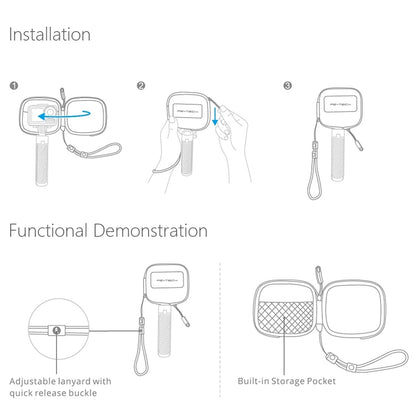 PGYTECH P-GM-127 Hard Shell Protective Case for DJI Osmo Action(Black) by PGYTECH