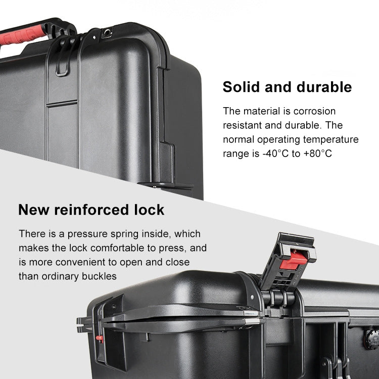 PGYTECH P-RH-001 Shockproof Waterproof Explosion-proof Hard Box Carrying Case for DJI Ronin-S, Size: 63.4x50.3cm(Black) by PGYTECH