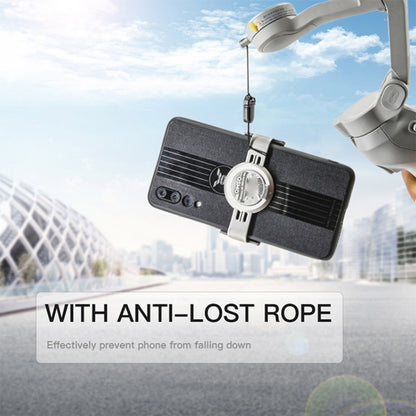 STARTRC Phone Holder Clip Anti-lost Rope Strap Anti-drop for DJI OM4 / Osmo Mobile 3 (Black) by STARTRC