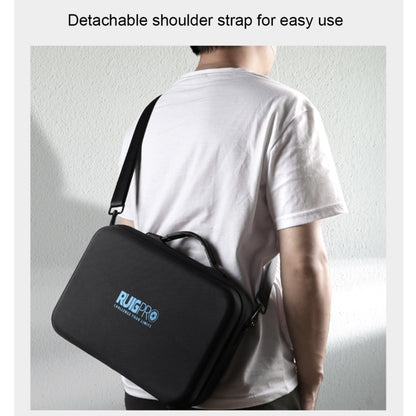 RUIGPRO For DJI Mavic Air 2 Portable EVA Shoulder Storage Bag Protective Case Box (Black) by bashfashion