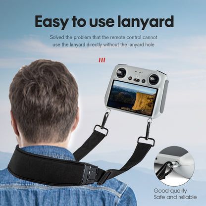 STARTRC Waterproof Foam Anti-lost Anti-fall Neck Strap Lanyard for DJI Mini 3 Pro Remote Control (Black) by STARTRC