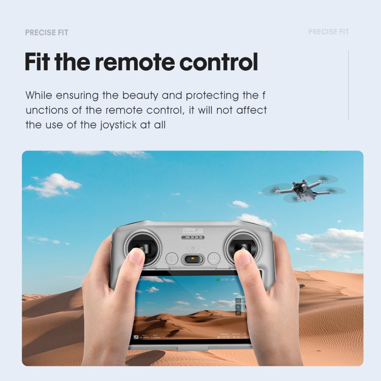 STARTRC Silicone Shockproof Anti-scratch Case for DJI Mini 3 Pro Remote Control(Grey) by STARTRC