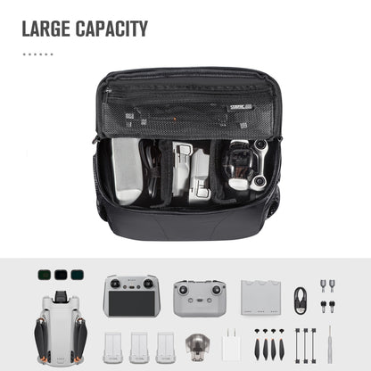 STARTRC Portable Carry Box Single Shoulder Storage Bag for DJI Mini 3 Pro / Air 2S / Mini 2 / Mavic 3 / Air 2 (Black) by STARTRC