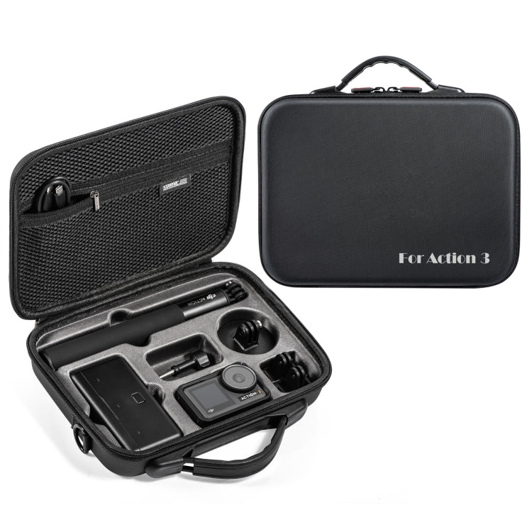 For DJI Osmo Action 3 STARTRC Camera and Accessories Storage Case Bag(Black) by STARTRC
