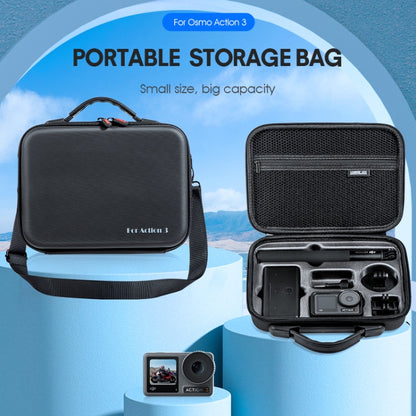 For DJI Osmo Action 3 STARTRC Camera and Accessories Storage Case Bag(Black) by STARTRC