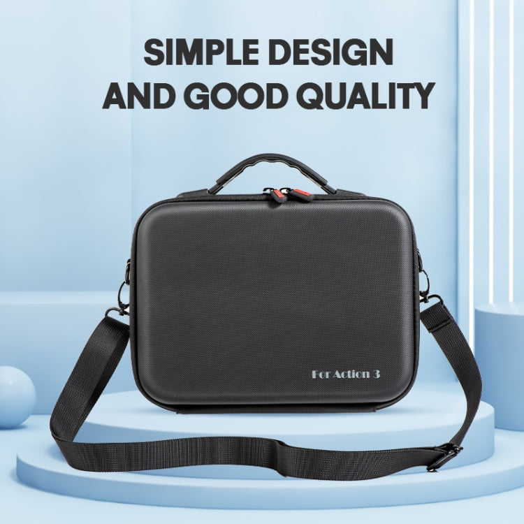 For DJI Osmo Action 3 STARTRC Camera and Accessories Storage Case Bag(Black) by STARTRC