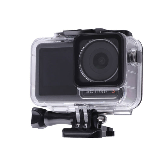 For DJI Osmo Action 3 / 4 Touch Screen 5m Underwater Waterproof Housing Diving Case (Transparent) by bashfashion