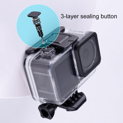 For DJI Osmo Action 3 / 4 Touch Screen 5m Underwater Waterproof Housing Diving Case (Transparent) by bashfashion